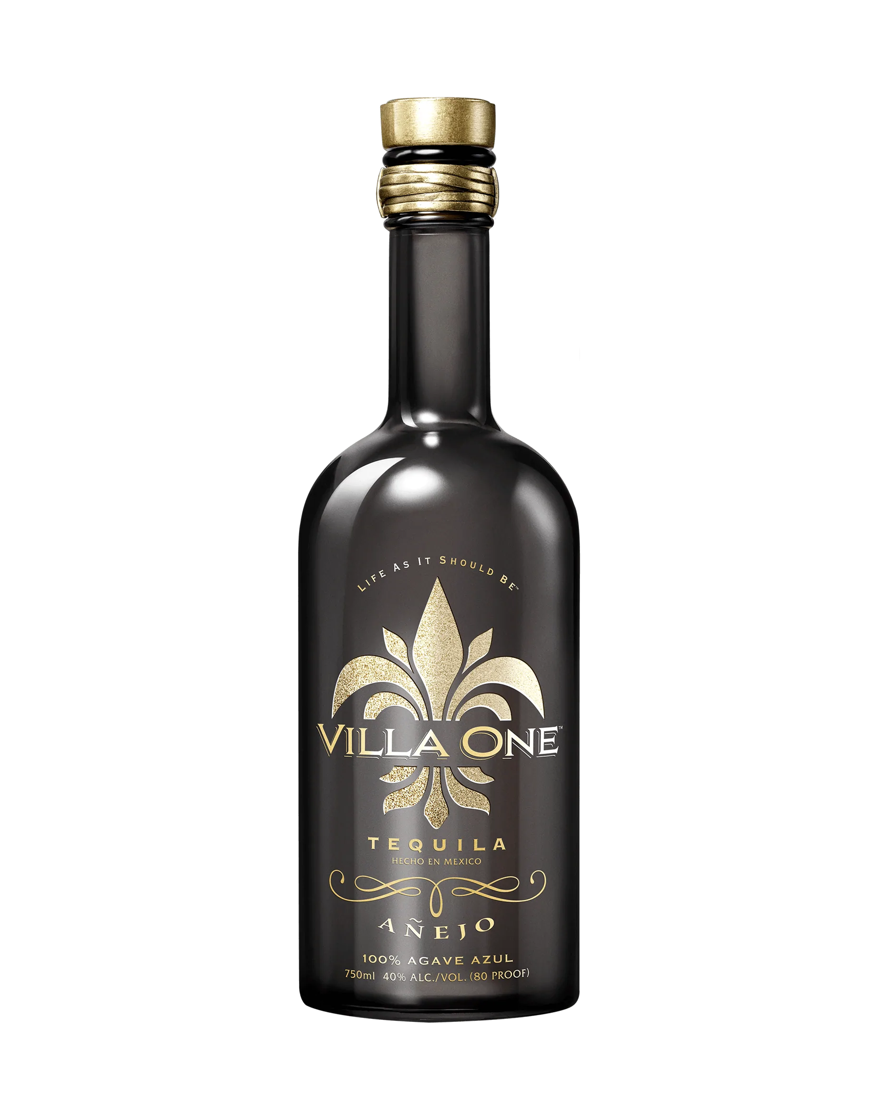 Villa One Tequila Añejo bottle