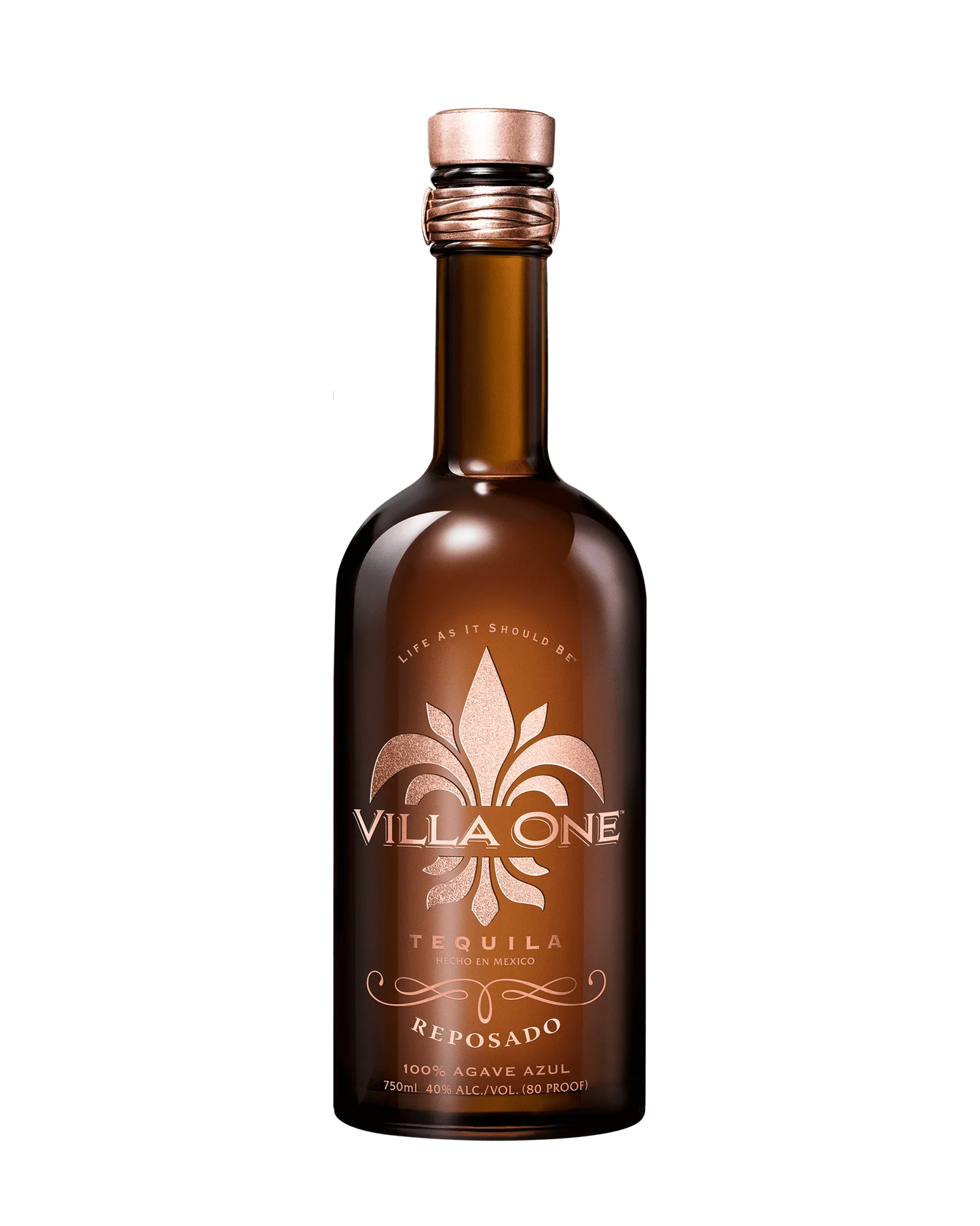 Villa One Tequila Reposado bottle