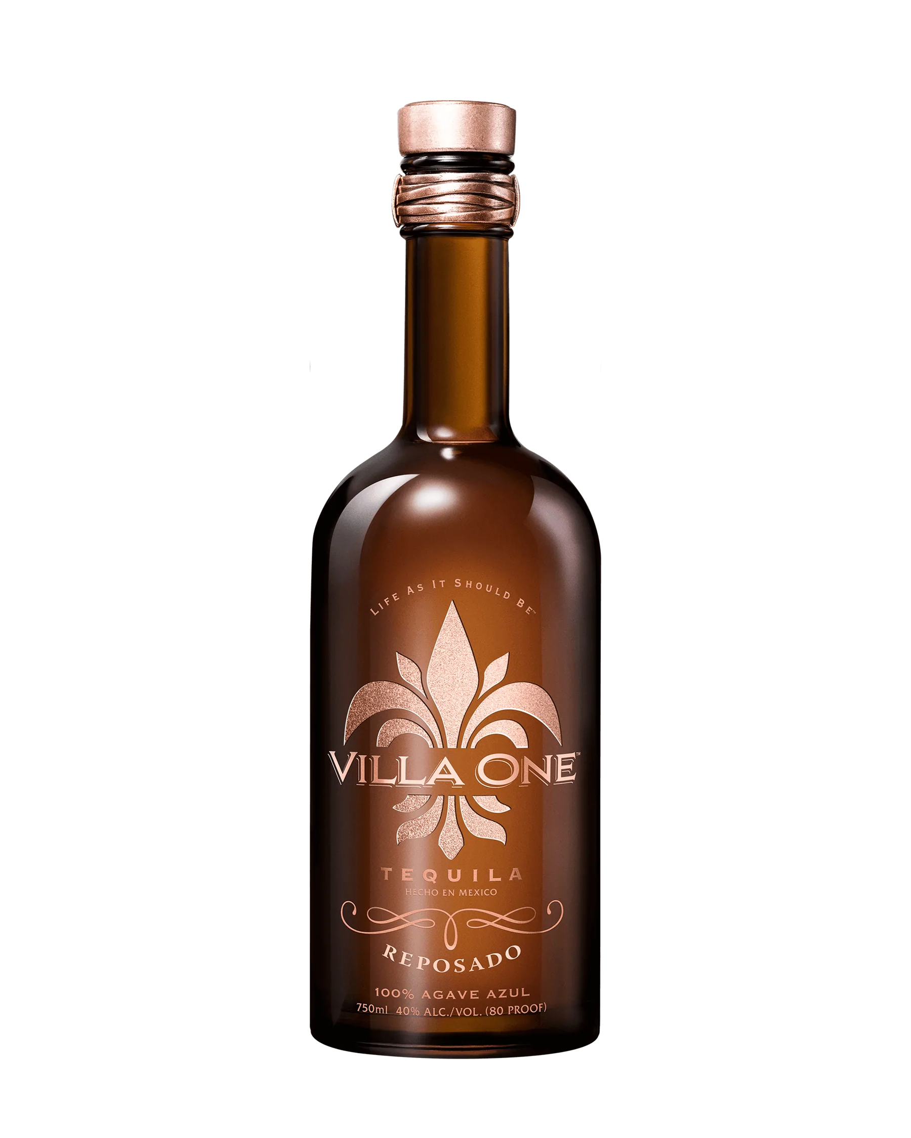 Villa One Tequila Reposado bottle