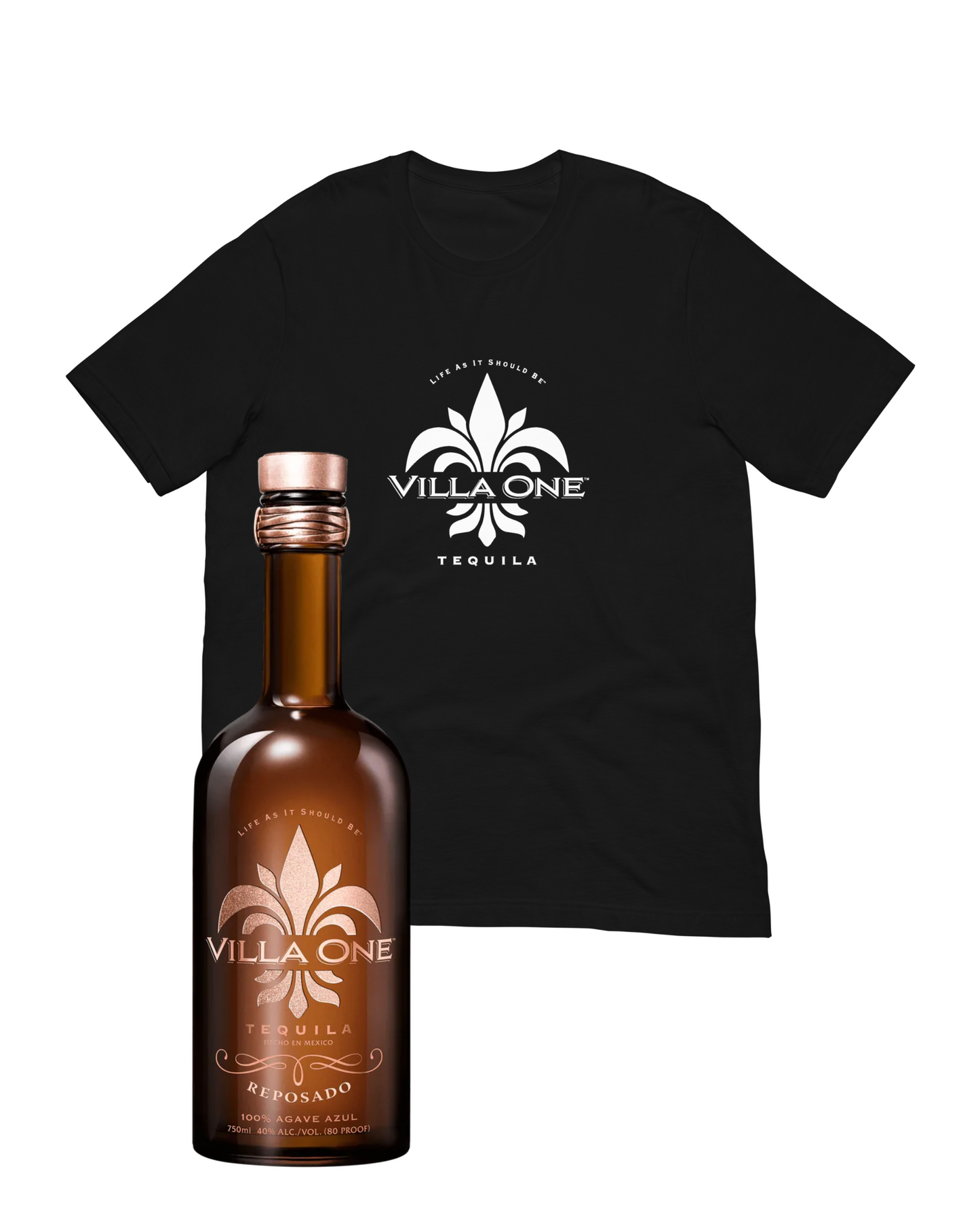 Villa One Tequila Reposado + Logo Tee